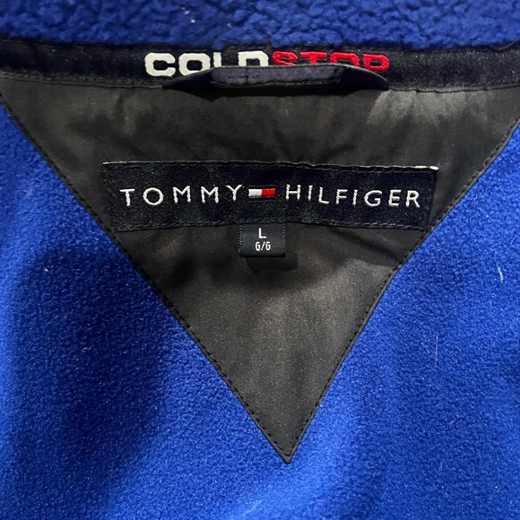 Tommy Hilfiger Red, Black, and White Men's Cold Stop Jacket Sz L - Picture 3 of 7